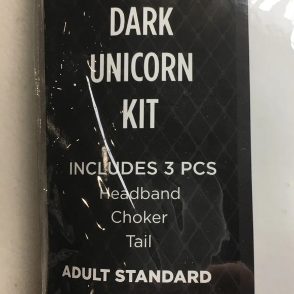 NWT Suit Yourself Dark Unicorn Kit Halloween Costume Cute Adult Standard Size - Picture 3 of 4